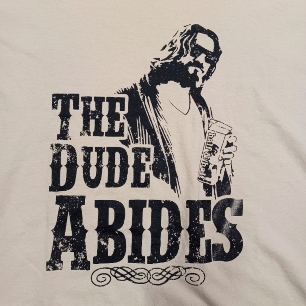 The Big Lebowski tan t-shirt